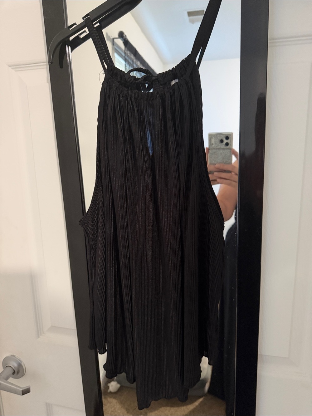No Boundaries Black Ribbed Circle Skirt